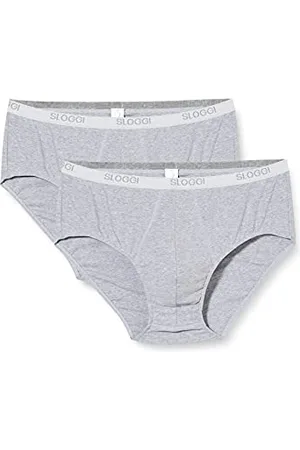 Sloggi Men Herren Basic Midi 2P Slip, , 8