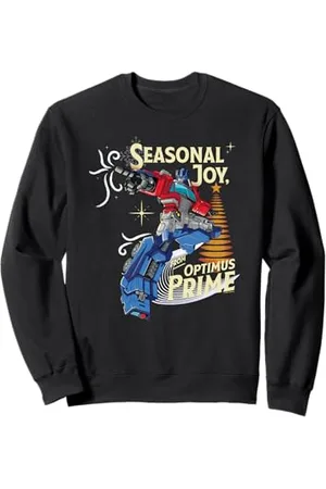 TRANSFORMERS Evergreen Christmas Seasonal Joy From Optimus Sweatshirt