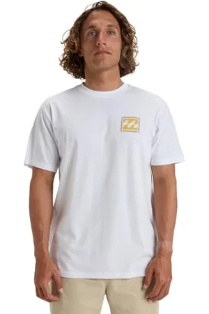 Billabong Herren Crayon Wave SS T-Shirt, White, M