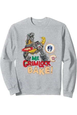 TRANSFORMERS Evergreen Christmas Me Grimlock Bake Cookies Sweatshirt