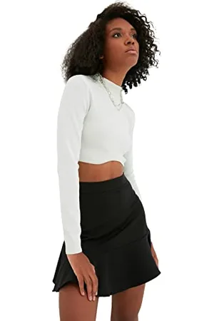 Trendyol Damen Black Temporary Skirt. Skirt, , 42 EU