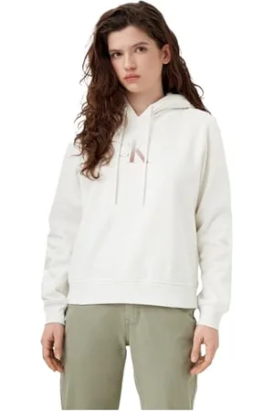 Calvin Klein Damen Gradient CK Hoodie Pullover-Sweatshirt, , XL