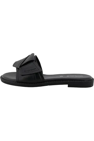 TOM TAILOR Damen 9590040001 Schiebe-Sandalen, Black, 42 EU