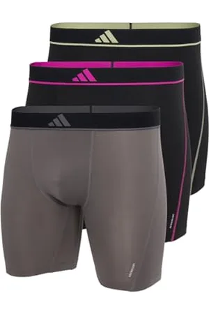 adidas Herren Boxer Brief (3PK) -Active Micro Flex Eco Slip, , M (3er Pack)