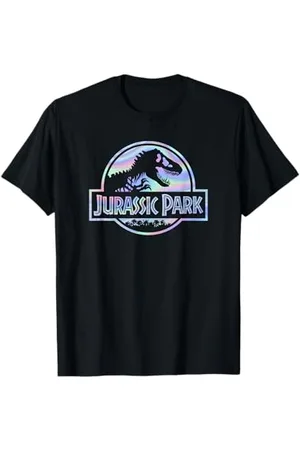 Jurassic Park Holographic Dinosaur Logo T-Shirt