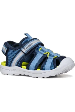 Geox J VANIETT Boy A Sandal, Navy/Lt Blue, 39 EU