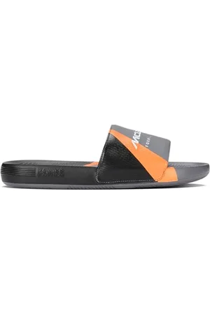 K-Swiss Herren Slide SNDL X MCLAREN Sneaker, Anthrct/BK/Papaya, 43 EU