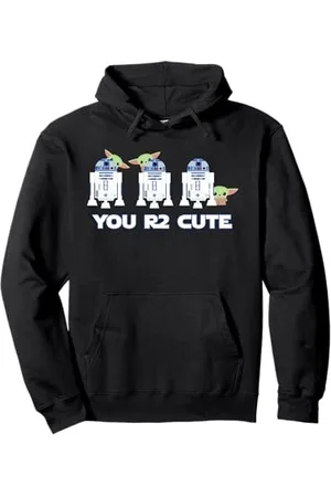 STAR WARS The Mandalorian R2-D2 and the Child You R2 Cute Pullover Hoodie