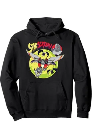 TRANSFORMERS Evergreen Halloween StarScream! Robot Bats Pullover Hoodie