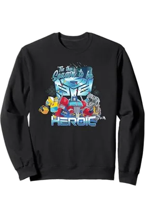TRANSFORMERS Evergreen Christmas Tis The Season To Be Heroic Sweatshirt