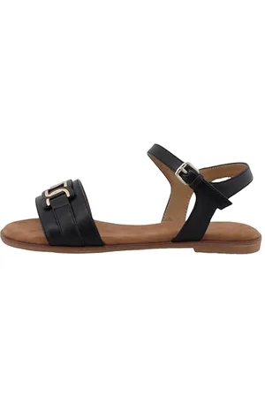 TOM TAILOR Damen 5390390025 Sandale, Black, 38 EU