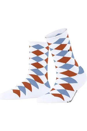 Burlington Damen Socken Sandy W Sso Baumwolle gemustert 1 Paar, , 36-41