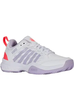 K-Swiss Damen Court Express 2 Tennis Shoe, WHT/ORCHIDPETAL/NBLAZE, 38 EU
