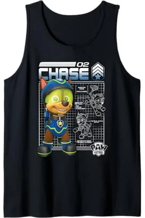Paw Patrol Blaupause von Police Pup Chase Tank Top