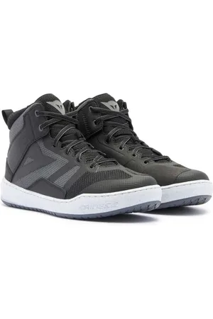 Dainese Herren Suburb Air Shoes Sommer Motorradschuh, Textil, Schwarz/Weiß/Grau, 41 EU