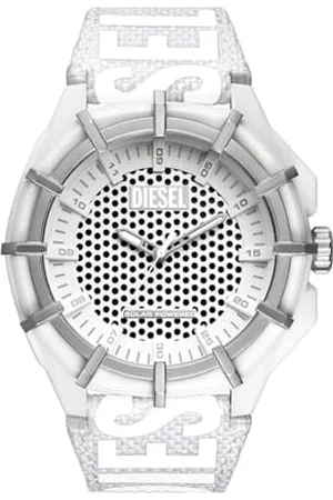 Diesel Herren Analog Quarz Uhr mit Kunststoff Armband DZ4664