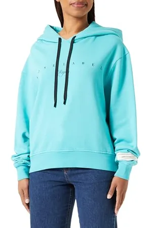 Replay Damen Hoodie aus Baumwolle, (Grün), M