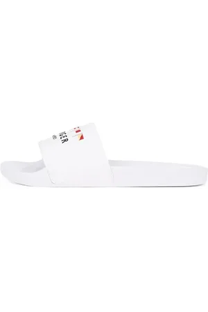 Tommy Hilfiger Herren Badeschuhe Flags mit Logo, (White), 43