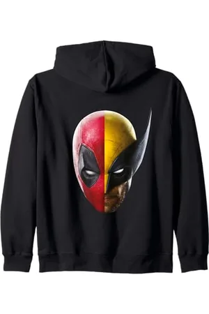 Marvel Deadpool & Wolverine stehen sich zwei in einem gegenüber Kapuzenjacke