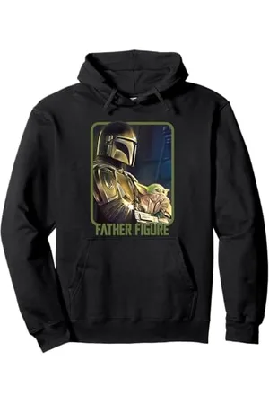 STAR WARS The Mandalorian and the Child Father Figure Pullover Hoodie