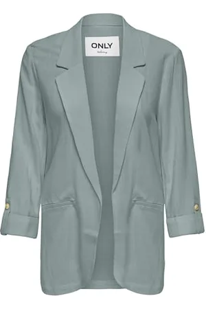 ONLY Damen Onlsiesta 3/4 Open Linen Bl Blazer TLR, , 38