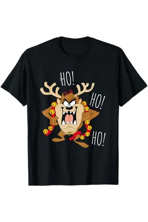 LOONEY TUNES Tasmanian Devil T-Shirt - , S, Kurzarm, Unisex Erwachsene, Cartoon-Muster