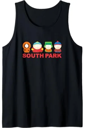 South Park Gang On Top of Logo Tank Top