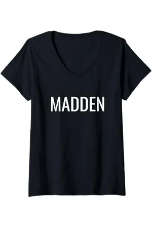 Steve Madden Damen T-Shirt mit V-Ausschnitt