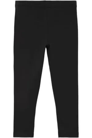 NAME IT Mädchen NKFVIVIAN Capri FF NOOS Leggings, Black, 104