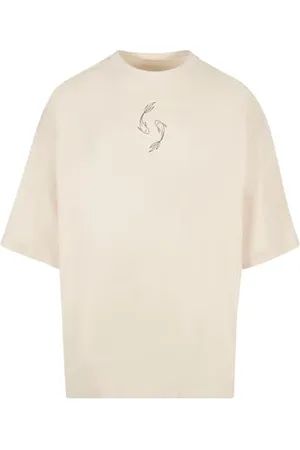 Merchcode Herren T-Shirt 100% Baumwolle Weißsand S