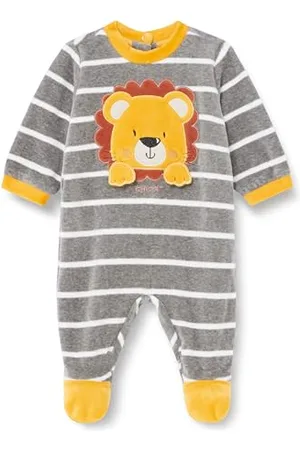 chicco Baby Strampler mit bequemer Öffnung am Rücken und an den Knien mit Knöpfen, aus warmem und weichem Chenille, maschinenwaschbar, Babykleidung 0-24 Monate, Geschenkidee zur Geburt