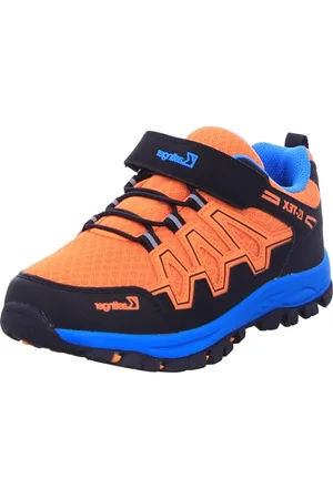KASTINGER Jungen Unisex Kinder FSK-FERLACHER Low EV KTX Wanderschuh, Flame/Sky, 30 EU