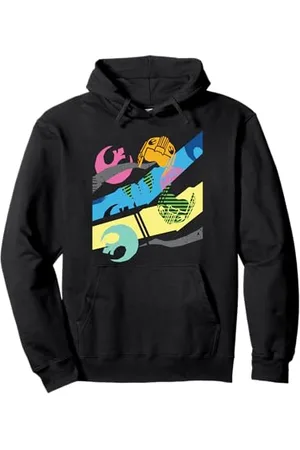 STAR WARS Rebel Helmets Fly Boy Pop Art Collage Pullover Hoodie