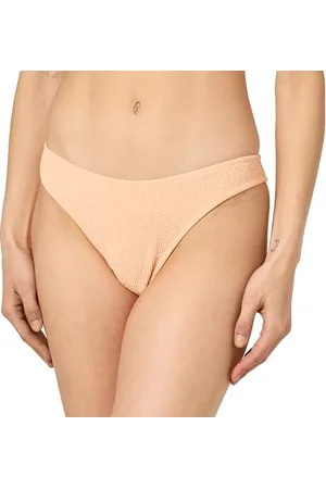Champion Damen Legacy Icons Swimwear W-Stretch Light Crinkle Nylon Bottom Bikini-Unterteile, Pfirsichrosa, S