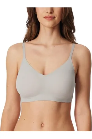 Schiesser Damen nahtloses Bustier Spaghettiträger mit herausnehmbaren Pads - Invisible Soft