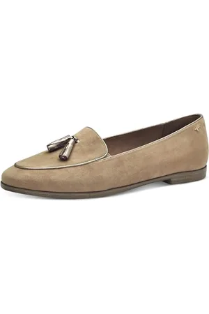 Tamaris Slipper Damen Elegant Blockabsatz beige,EU 36