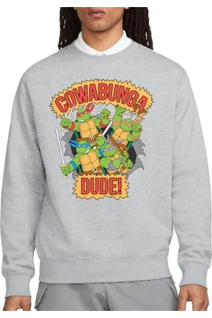 Teenage Mutant Ninja Turtles Unisex TMNT Cowabunga Dude Crew Sweatshirt, , L