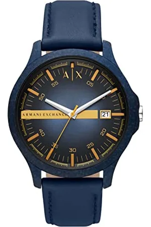 Armani Exchange Herren Quarz 3 Zeiger Uhr mit Armband AX2442