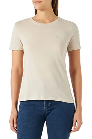 Tommy Hilfiger Damen TJW Soft Jersey Tee DW0DW06901 Kurzarm Strickoberteile, , XS