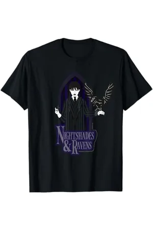 Wednesday Nightshade & Ravens Poster T-Shirt