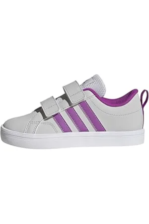 adidas Unisex Kinder VS Pace 2.0 Hook and Loop Shoes Kids Schuhe, Dash Grey/Flash pink/FTWR White