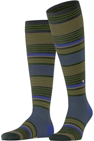 Burlington Herren Kniestrümpfe Stripe M Kh Wolle lang gemustert 1 Paar, , 40-46