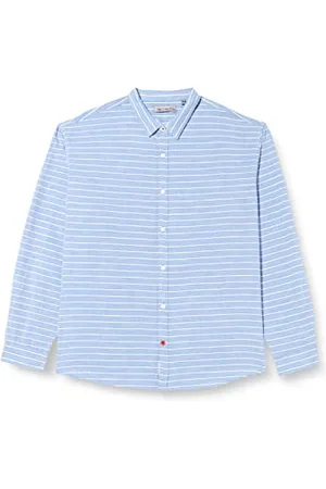 Timezone Herren Soft Linen Basic Shirt Hemd, , 3XL
