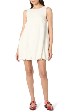 THE DROP Sleeveless Bubble Hem Mini Dress Kleider, , XS