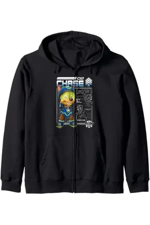 Paw Patrol Blaupause von Police Pup Chase Kapuzenjacke