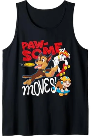 Paw Patrol Paw-some Moves! Marshall Rubble & Chase Tank Top