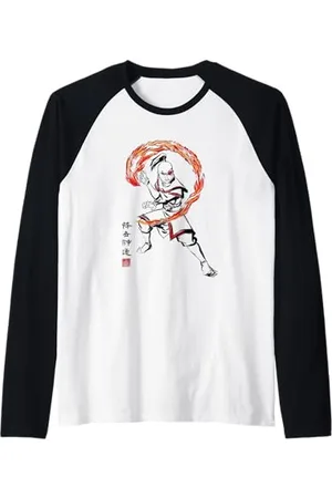 Avatar The Last Airbender Zuko Fire Sign Raglan