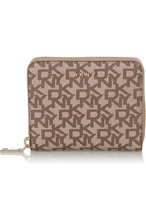 DKNY Damen Bryant Small Zip Around Wallet in Logo