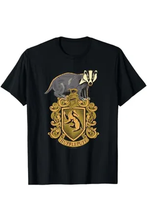 Harry Potter Hufflepuff Sketch Crest T-Shirt