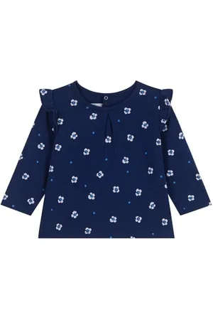 Petit Bateau Baby Mädchen A0CON Langarmbluse, , 18 Monate
